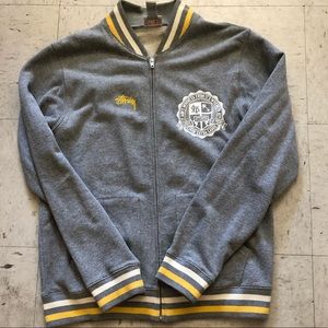 Stussy Grey Varsity Sweater
